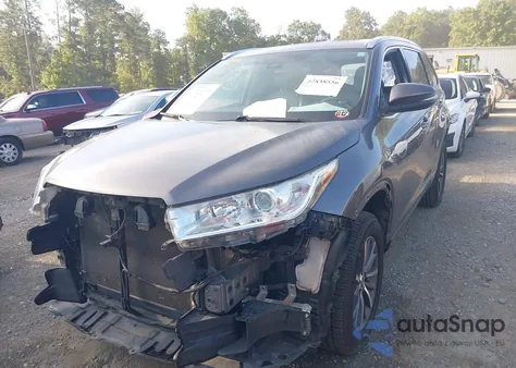 2018 Toyota Highlander Xle from USA, damaged, VIN 5TDKZRFH4JS535248
